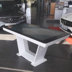 Touch table for car dealerships