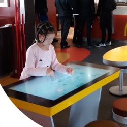 Touch table for restaurants